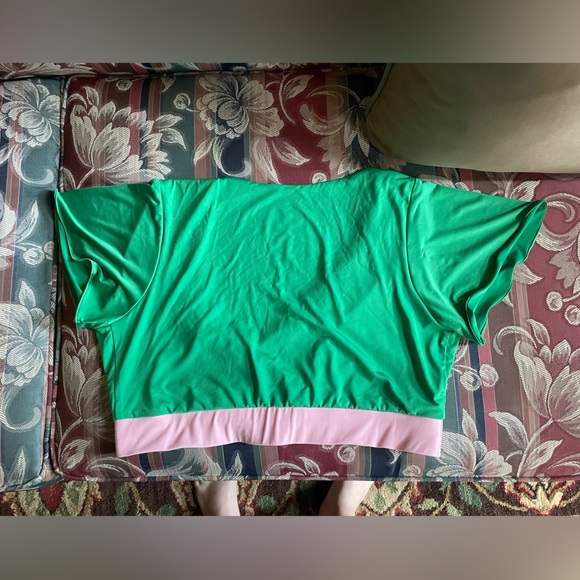 BFF Bikini Top - Alpine Butterfly Swim in Green/Pink Size 1XL - Picture 4 of 4